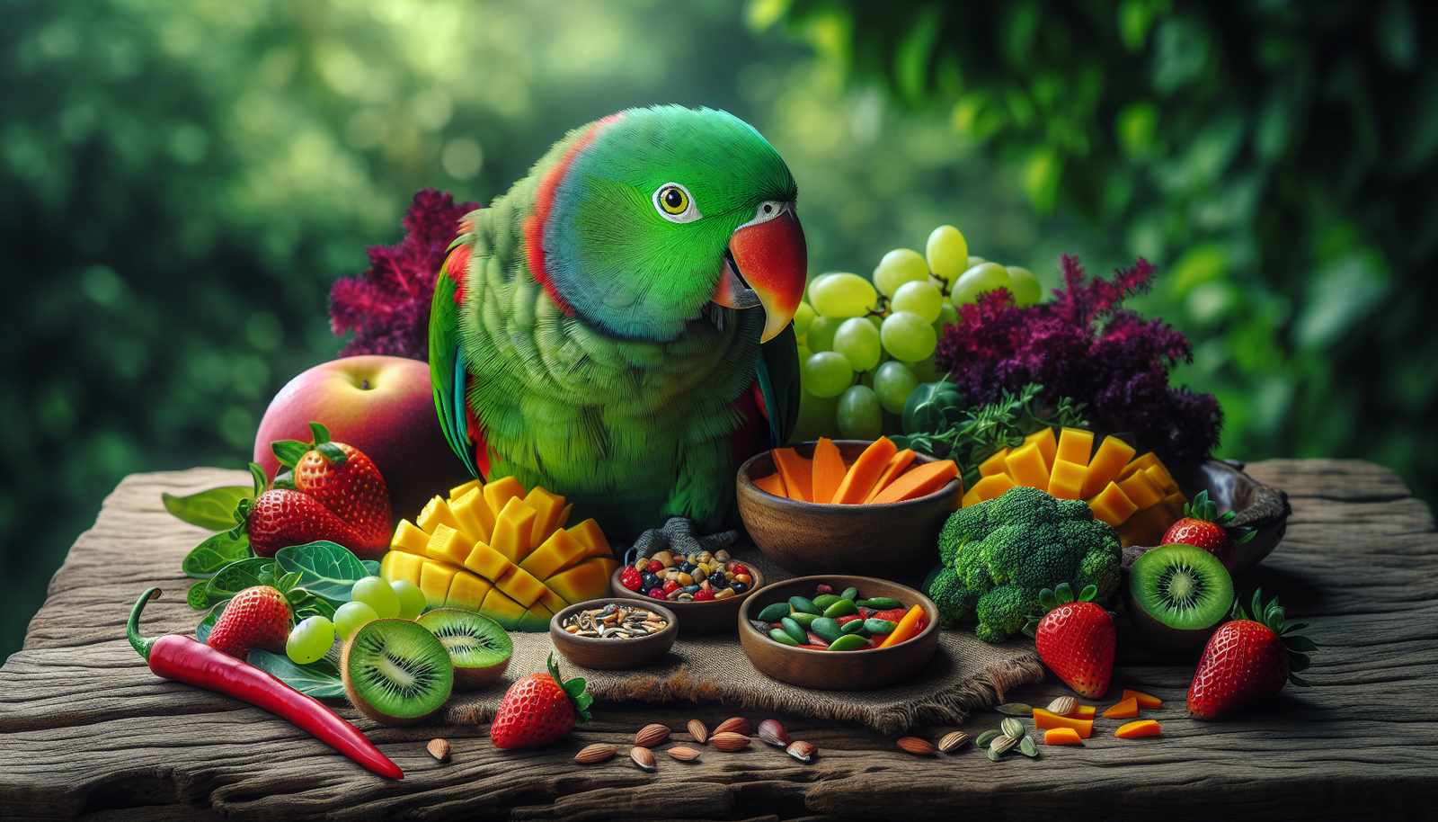 Best Food for Alexandrine Parrot