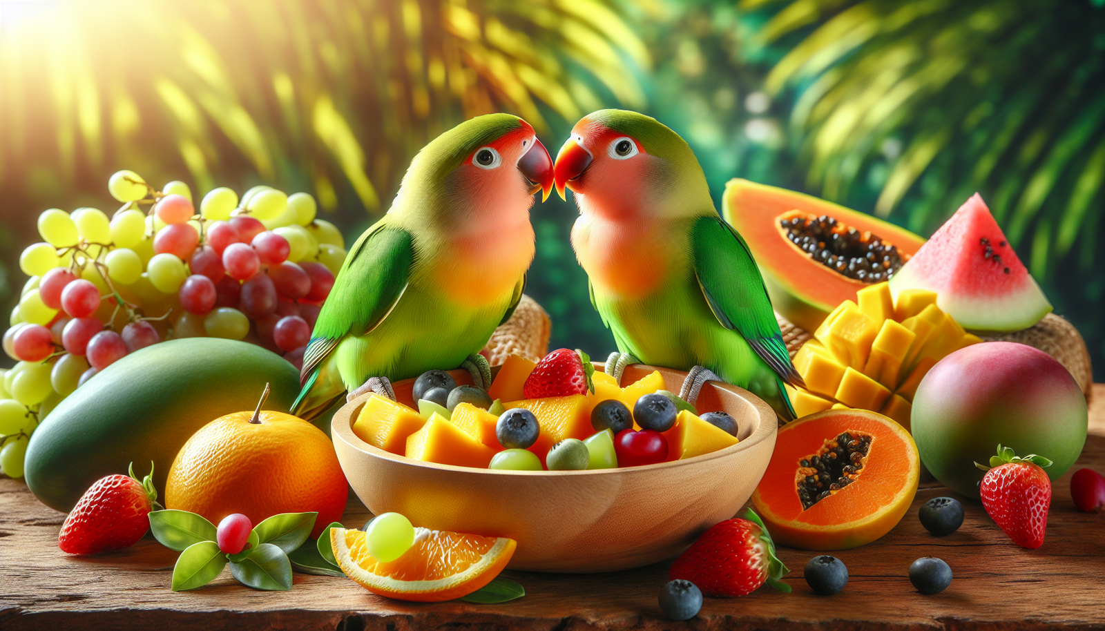 What Fruits Do Lovebirds Eat